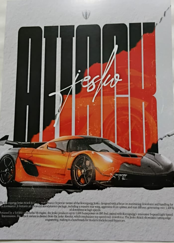 McLaren Car Poster