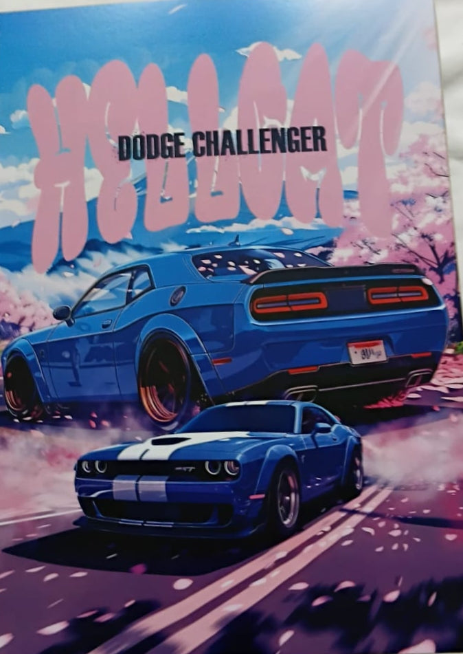 DODGE CHALLENGER Car Poster
