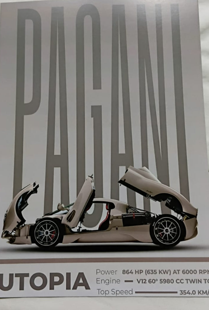 PAGANI Car Poster