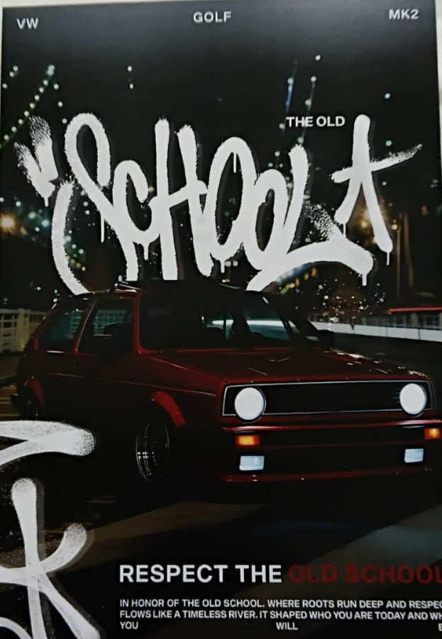 THE OLD Car Poster